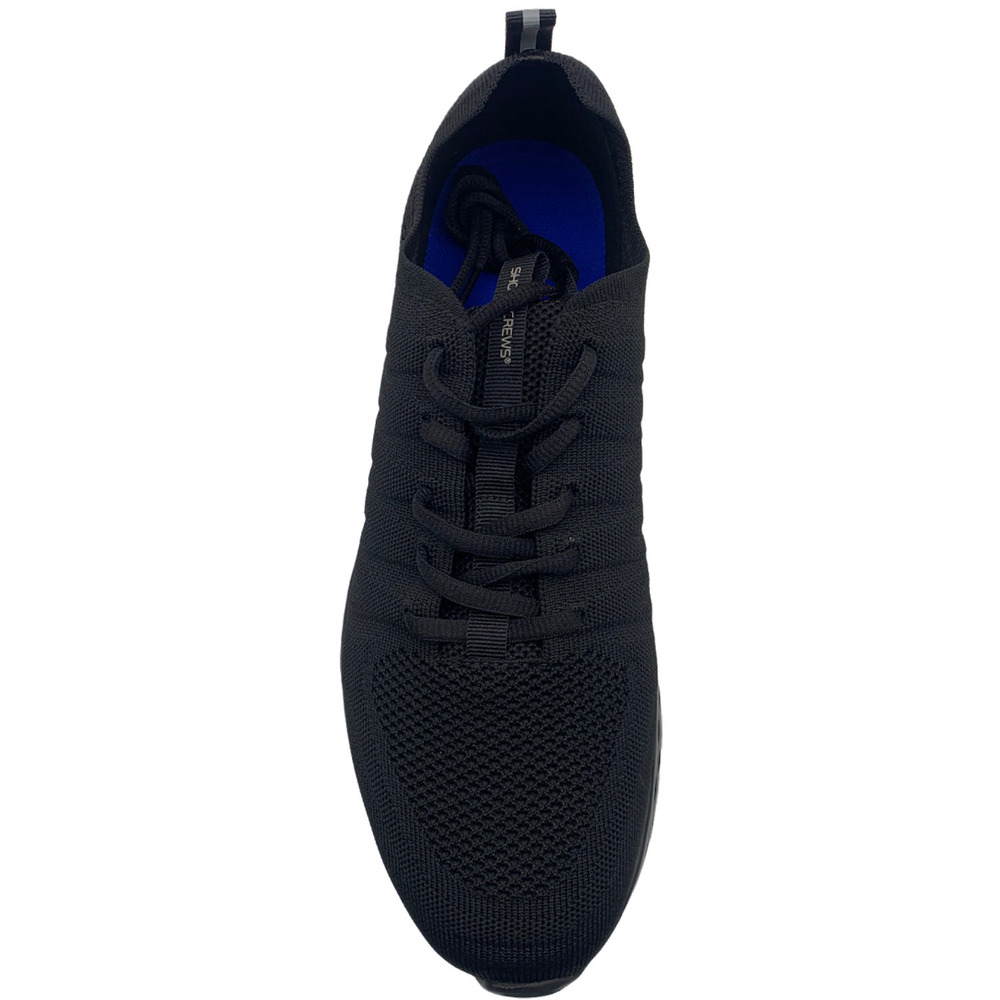 Shoe For Crews Men's Slip Resistant Sneakers Everlight Black - Wide - Picture 3 of 3